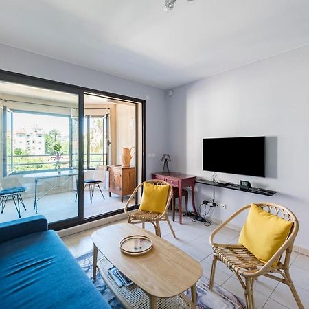Beau Studio Veranda A Deux Pas De La Mer - Parking Inclus Juan-les-Pins Exterior foto